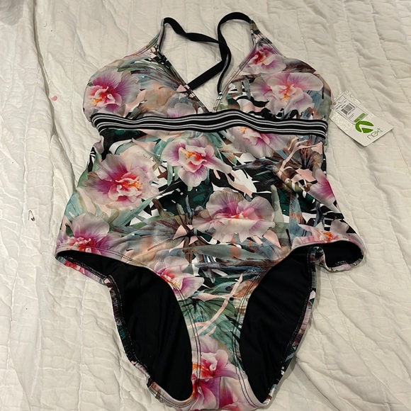 Adi Designs Next Women's Apex Strappy One Piece Swimsuit - Picture 1 of 5